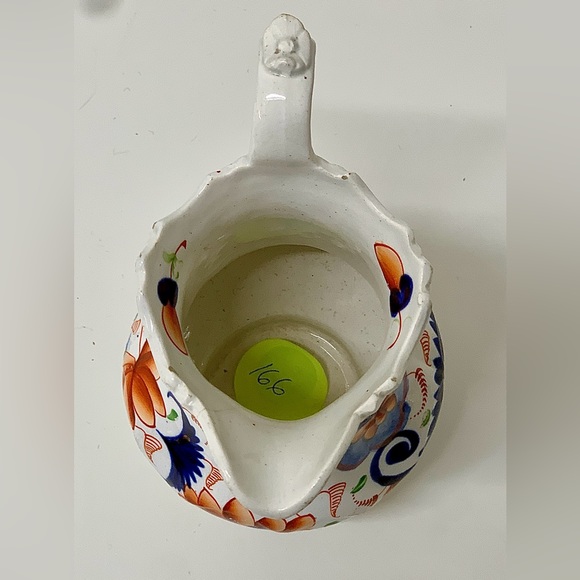 19th Century Antique Gaudy Welsh Eryri Pattern Soft Paste Jug Handled Pitcher - Picture 15 of 16